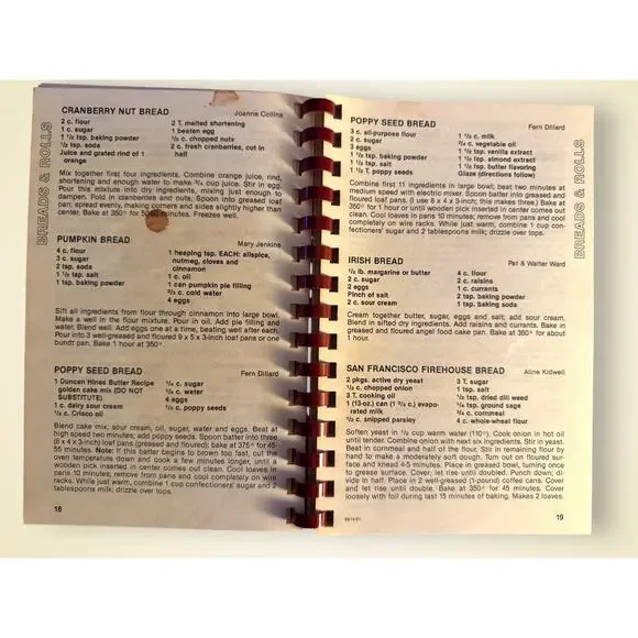 Vintage 1991 Dreamhill Estates Cookbook Morris Press San Antonio Texas - Picture 6 of 8